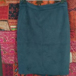 The Limited Blue Suade Mini skirt